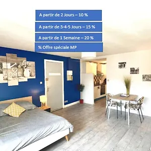  Appartement Centre 30m2 Calme Cour Intérieure Vélo Netflix France